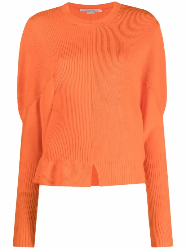 ribbed cotton jumper