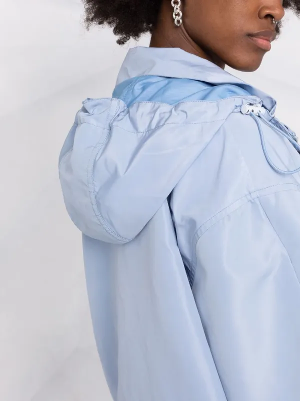 【送料&関税込】Stella McCartney Belted Hooded Jacket Stella McCartney Belted Hooded Jacket | Blue | FARFETCH AZ