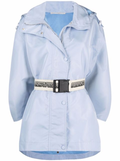 Stella McCartney belted hooded jacket