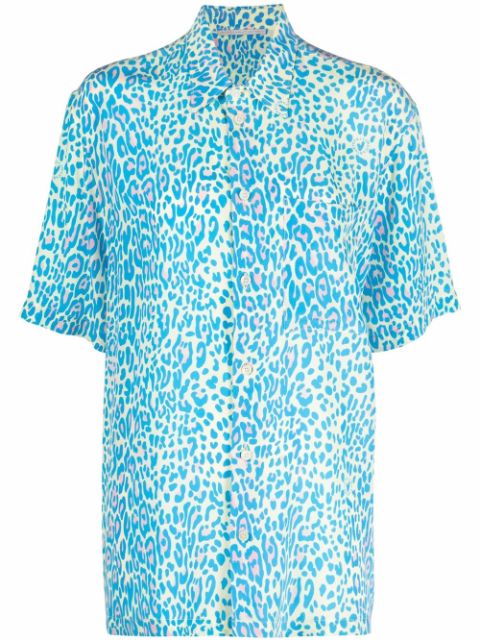 Stella McCartney leopard print short-sleeve shirt Women