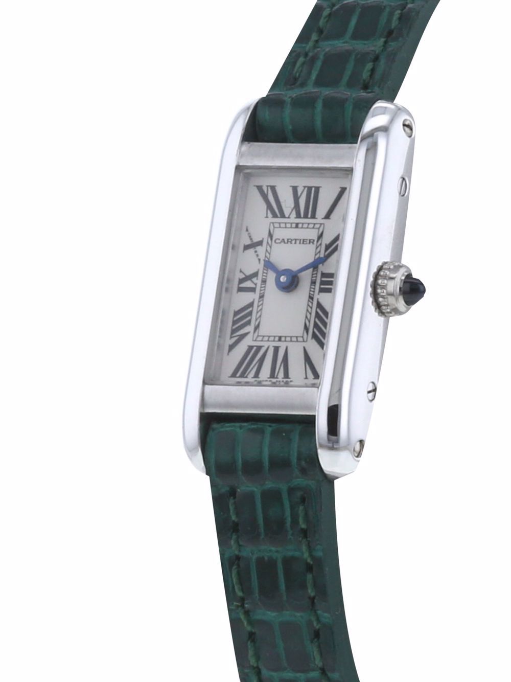 фото Cartier наручные часы tank américaine pre-owned 15 мм 1990-х годов