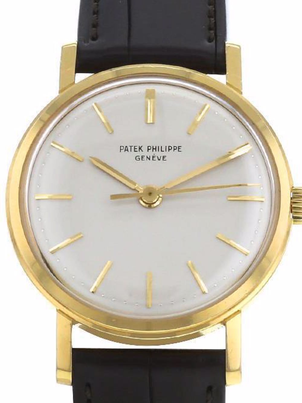 фото Patek philippe наручные часы calatrava pre-owned 34 мм 1960-х годов