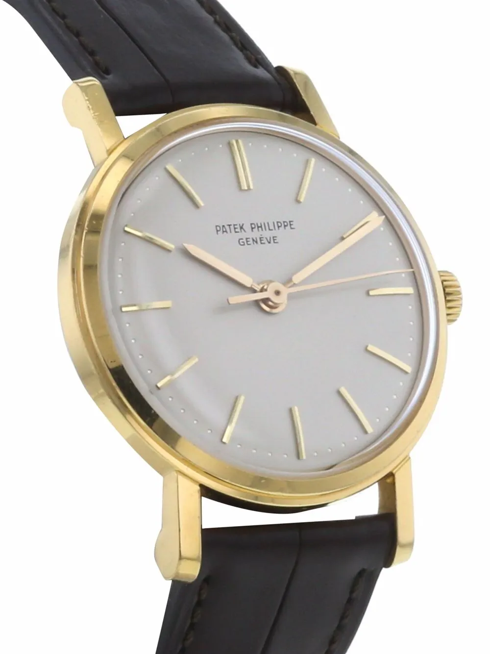 фото Patek philippe наручные часы calatrava pre-owned 34 мм 1960-х годов