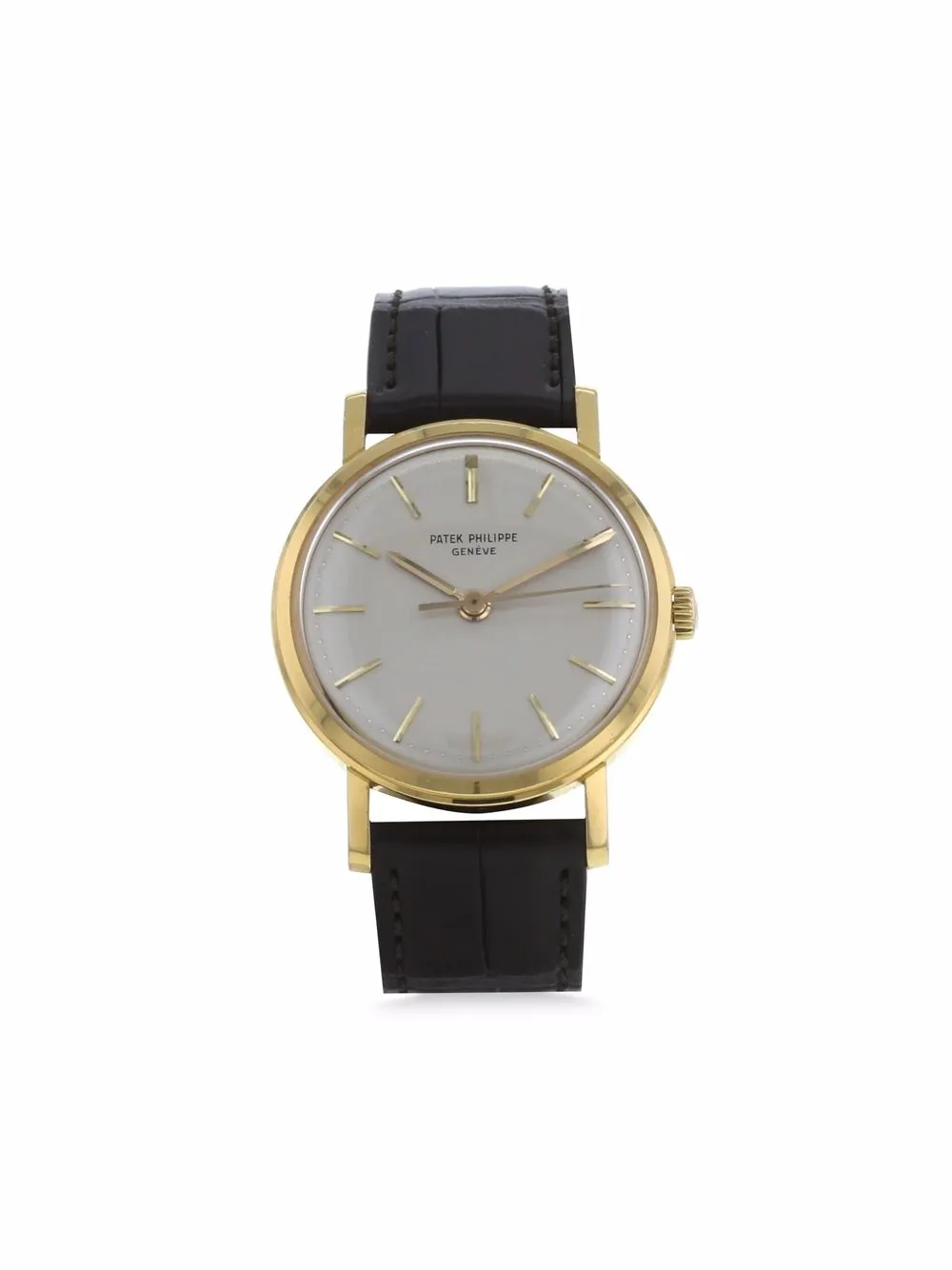 фото Patek philippe наручные часы calatrava pre-owned 34 мм 1960-х годов
