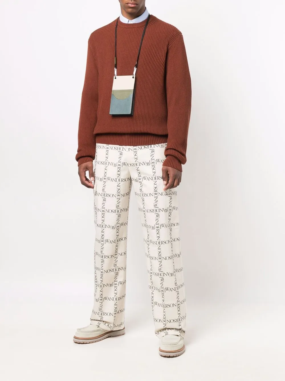 фото Jw anderson брюки в клетку