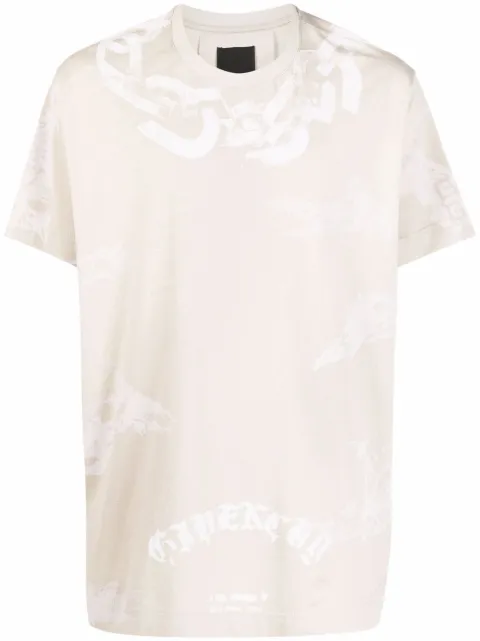 Givenchy chain-link print logo T-shirt