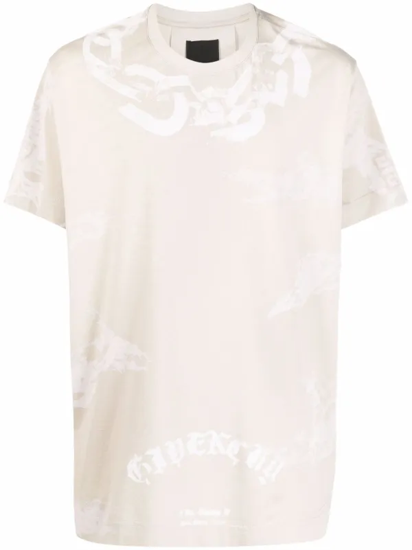 GIVENCHY◇Tシャツ/チェーンプリント/S/コットン/BLK