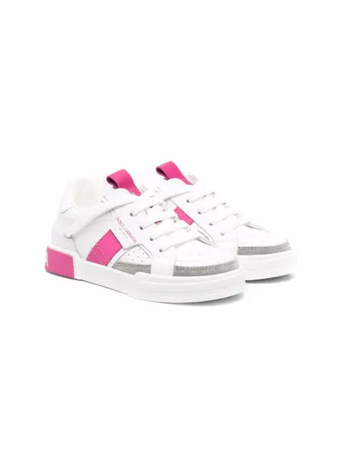 Dolce & Gabbana Kids Sneakers con design color-block