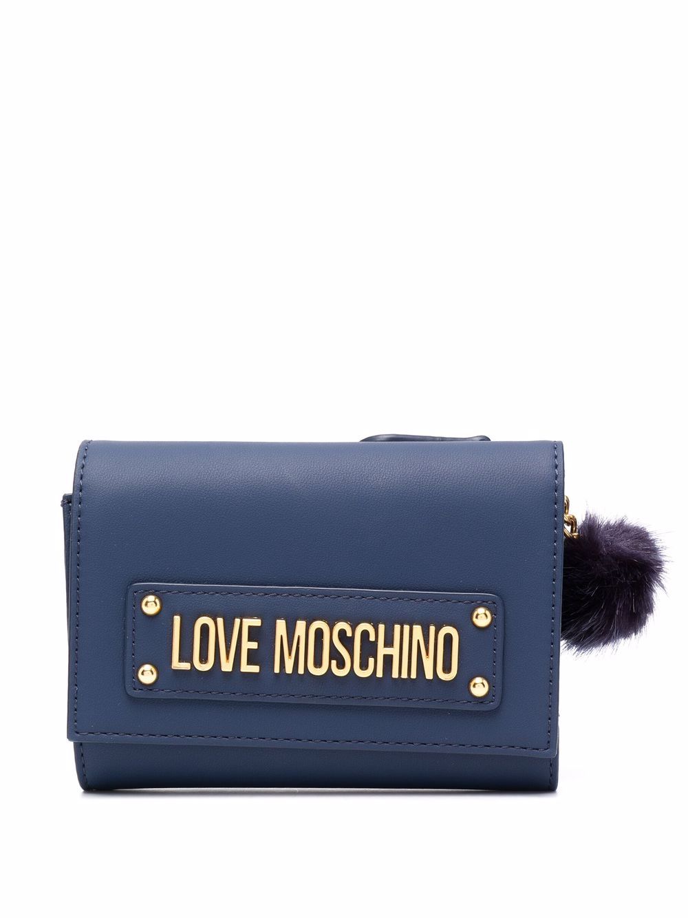 фото Love moschino кошелек с помпоном