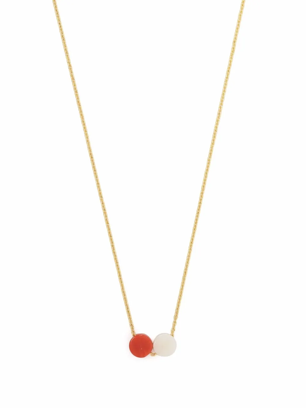 

Aliita 9kt yellow gold sun and moon necklace