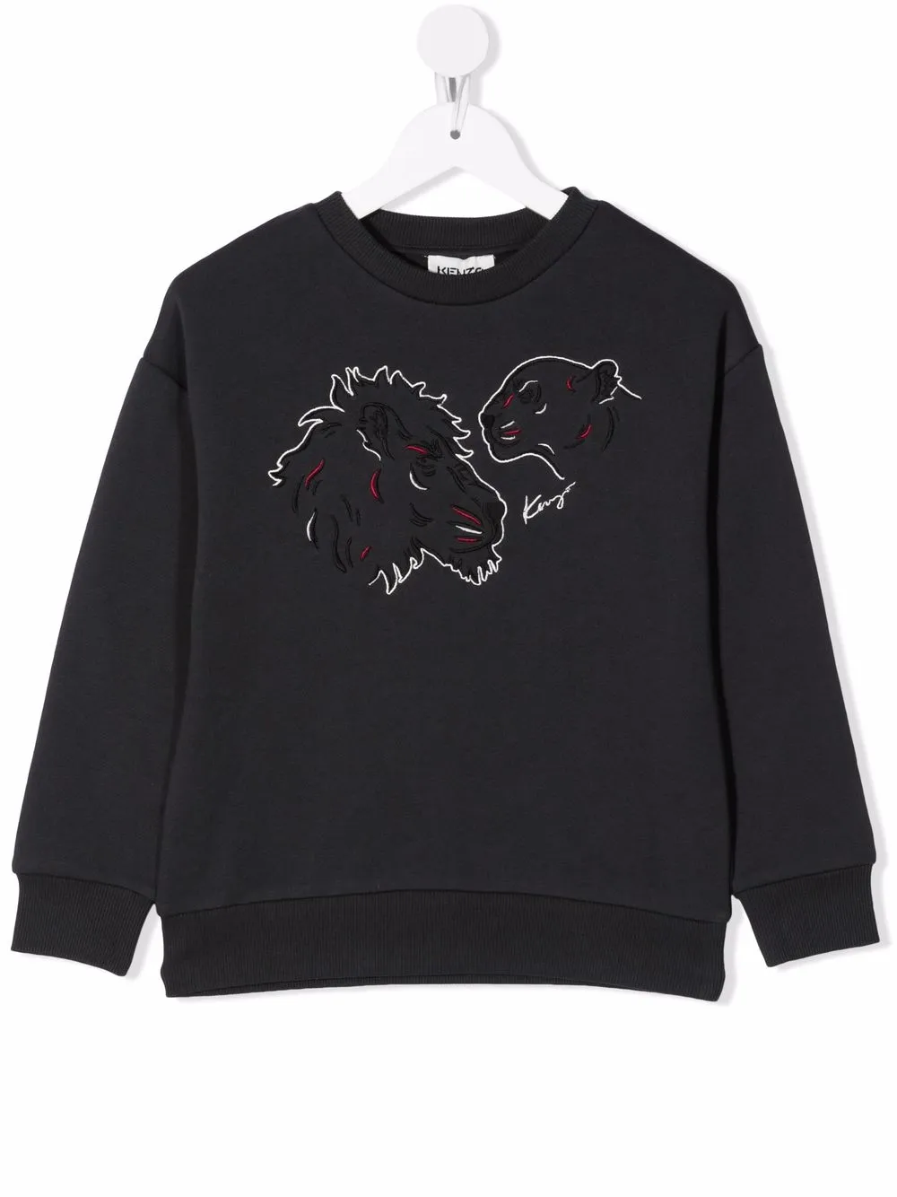 фото Kenzo kids толстовка с вышивкой