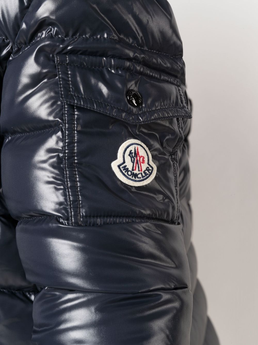 фото Moncler пуховик с капюшоном