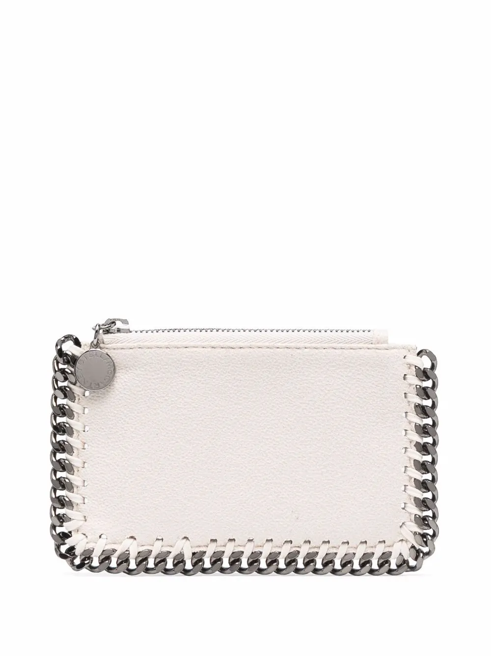 

Stella McCartney Falabella chain-trim cardholder - White