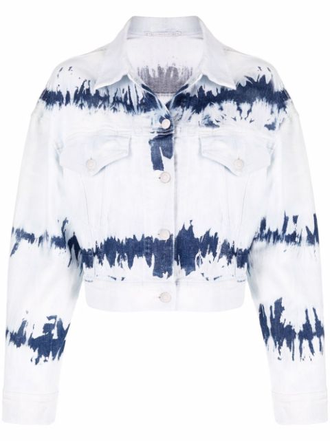 Stella McCartney tie-dye denim jacket Women