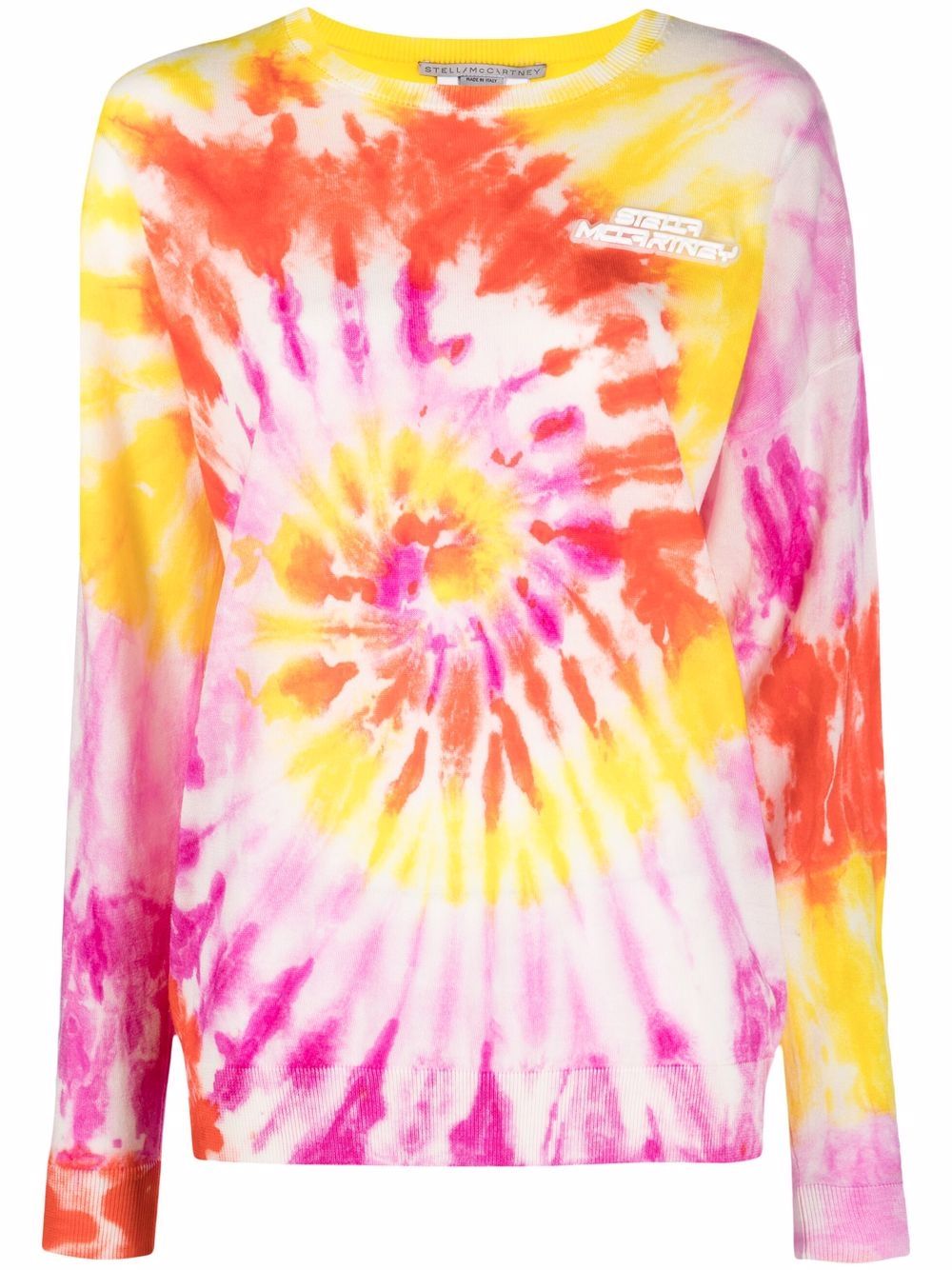 

Stella McCartney suéter con motivo tie-dye - Rosado