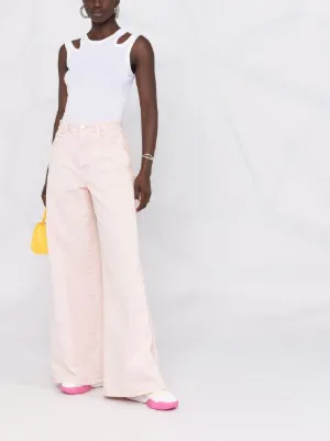 Women's Designer Wide Leg Jeans 2018 