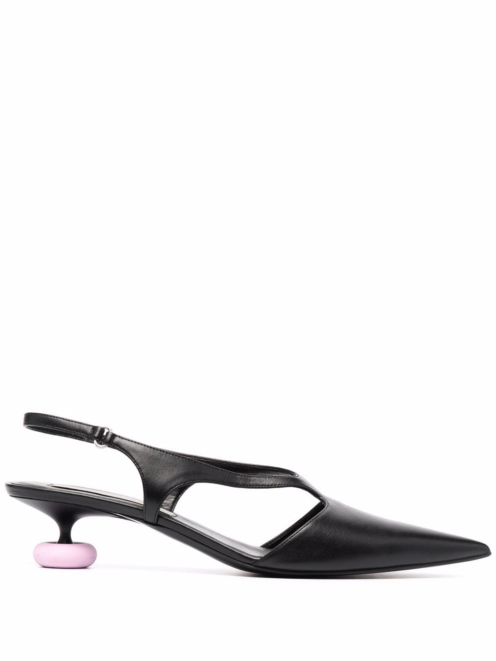 

Stella McCartney zapatillas con tira trasera - Negro