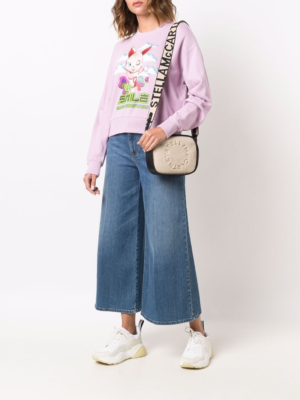 Stella McCartney Sweater met print - Paars