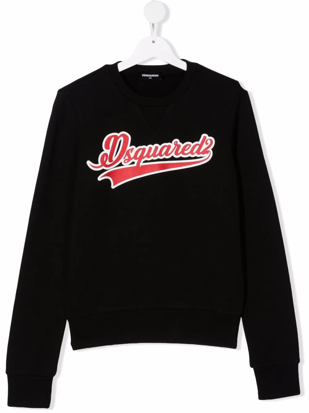 

Dsquared2 Kids TEEN logo-print cotton sweatshirt - Black