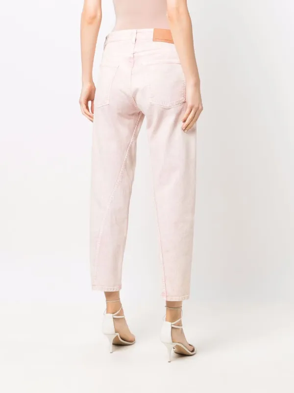 Stella McCartney Faded Cropped Jeans 