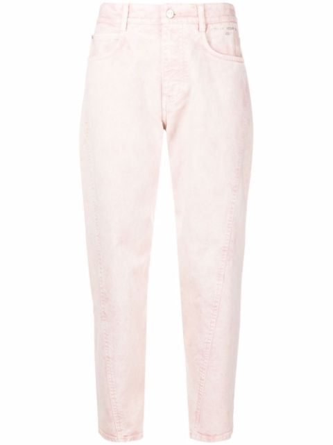 Stella McCartney faded cropped jeans