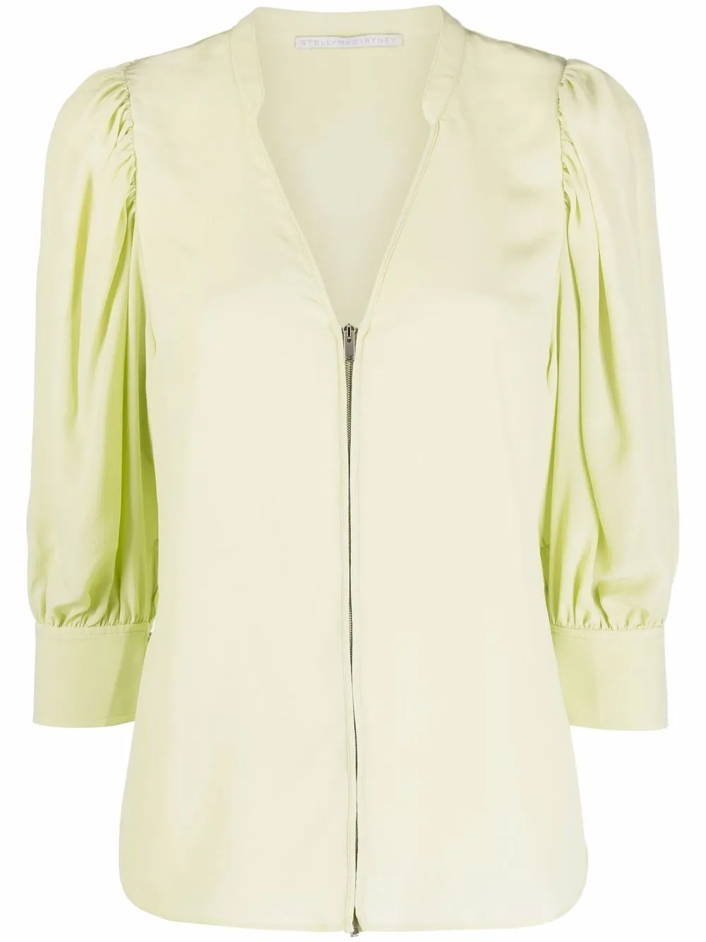 

Stella McCartney blusa con cierre - Verde