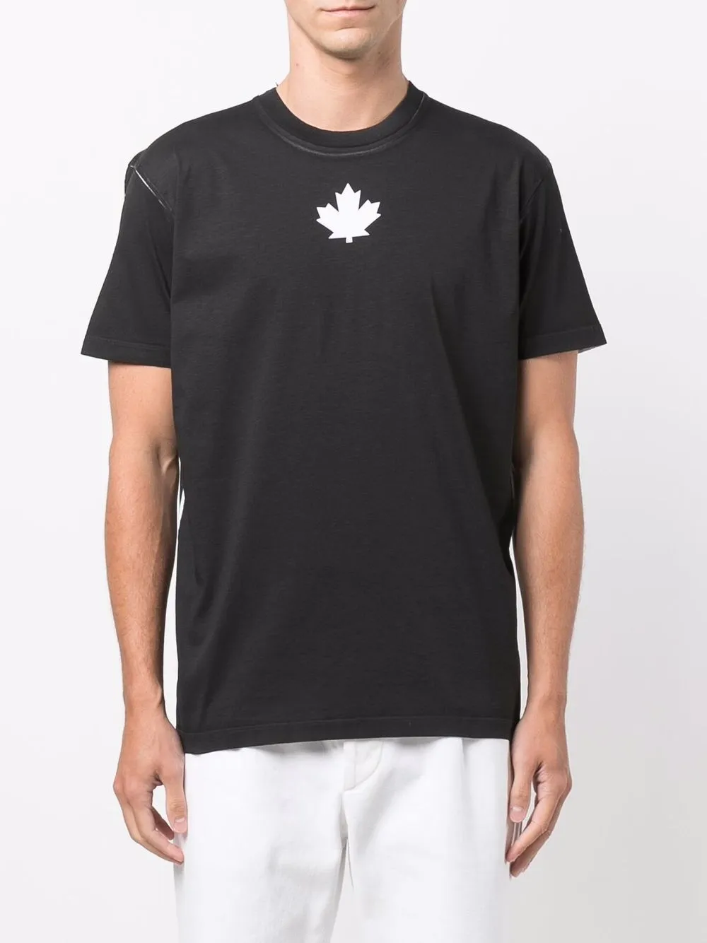 фото Dsquared2 футболка с принтом maple leaf