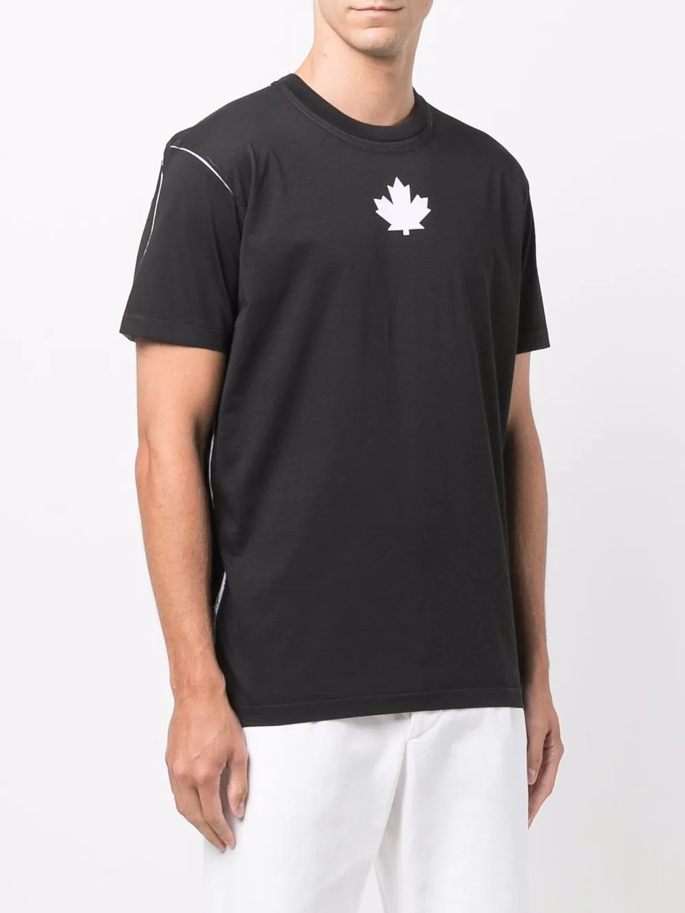 фото Dsquared2 футболка с принтом maple leaf
