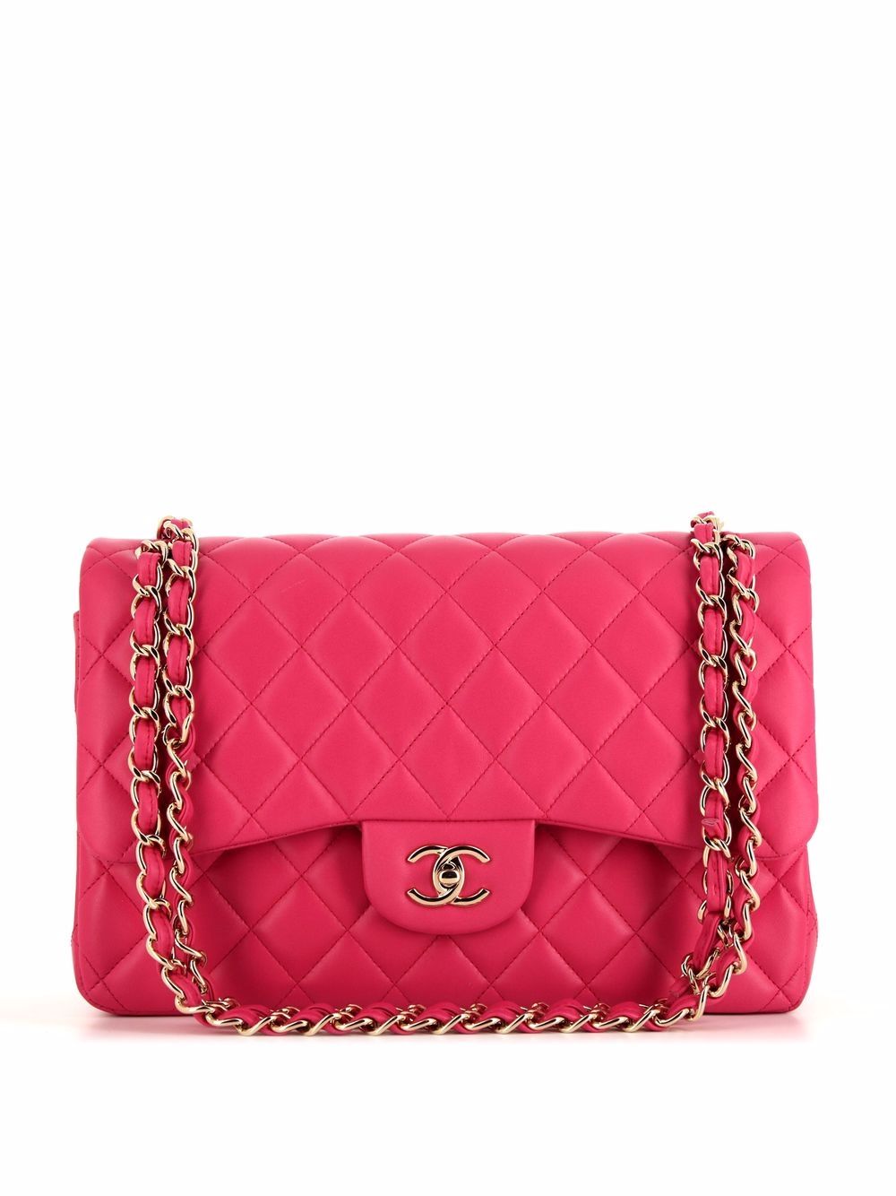 фото Chanel pre-owned сумка на плечо jumbo timeless double flap 2020-го года