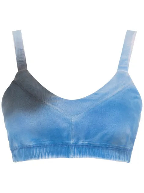 Andrea Bogosian cropped velvet top