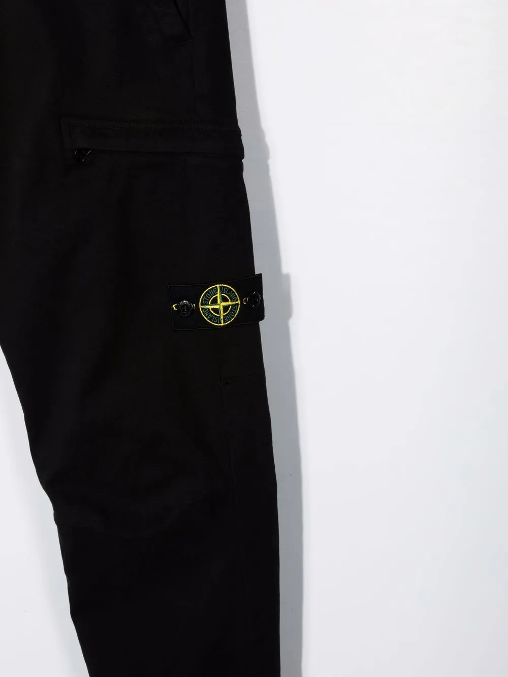 фото Stone island junior брюки карго с нашивкой-логотипом