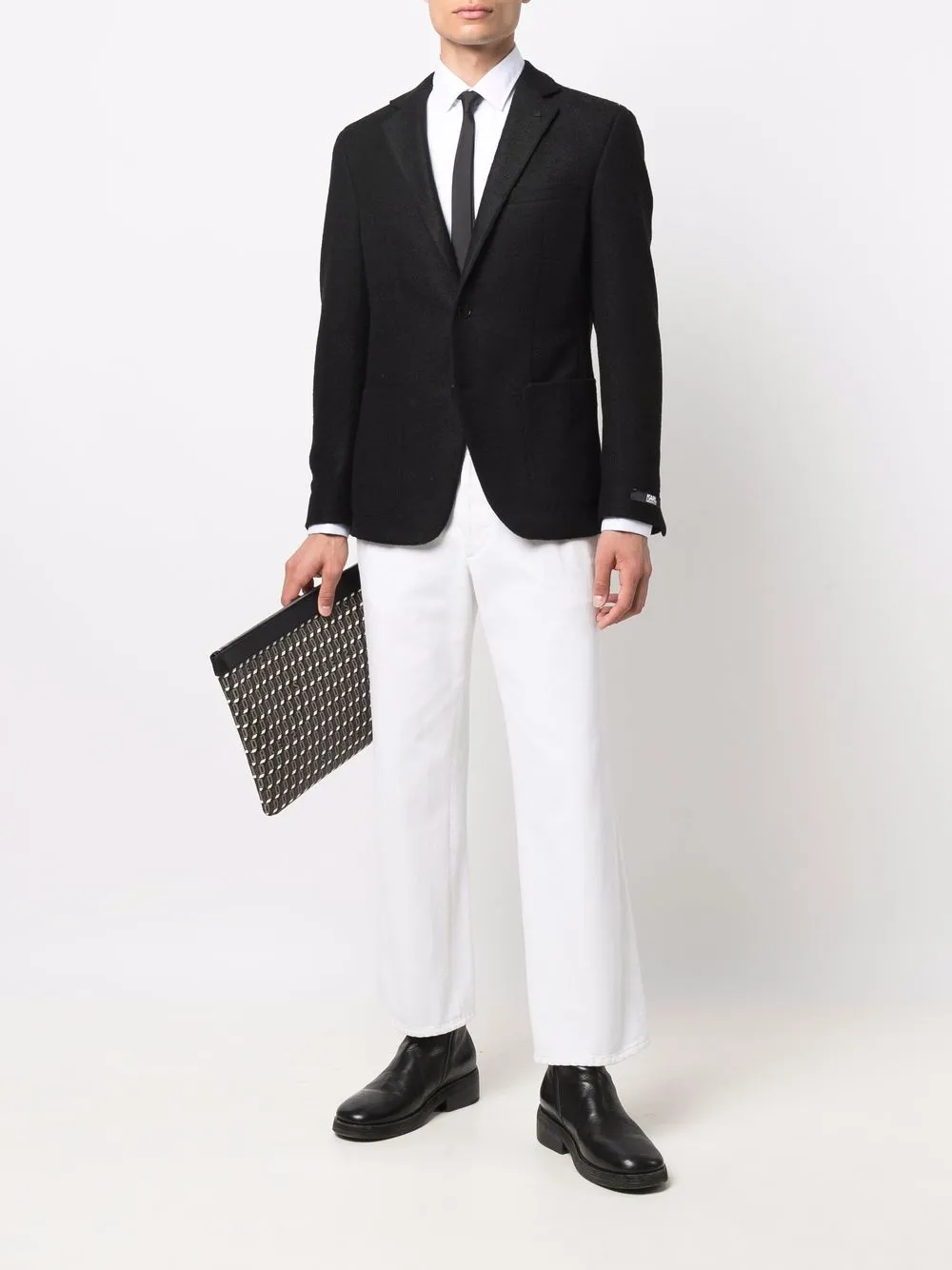Image 2 of Karl Lagerfeld plain long-sleeve shirt