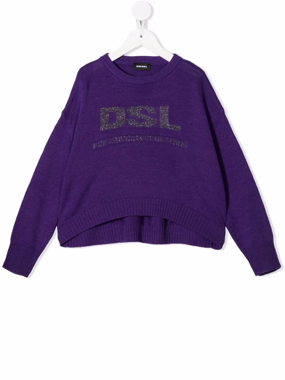 Diesel Kids толстовка с круглым вырезом и логотипом