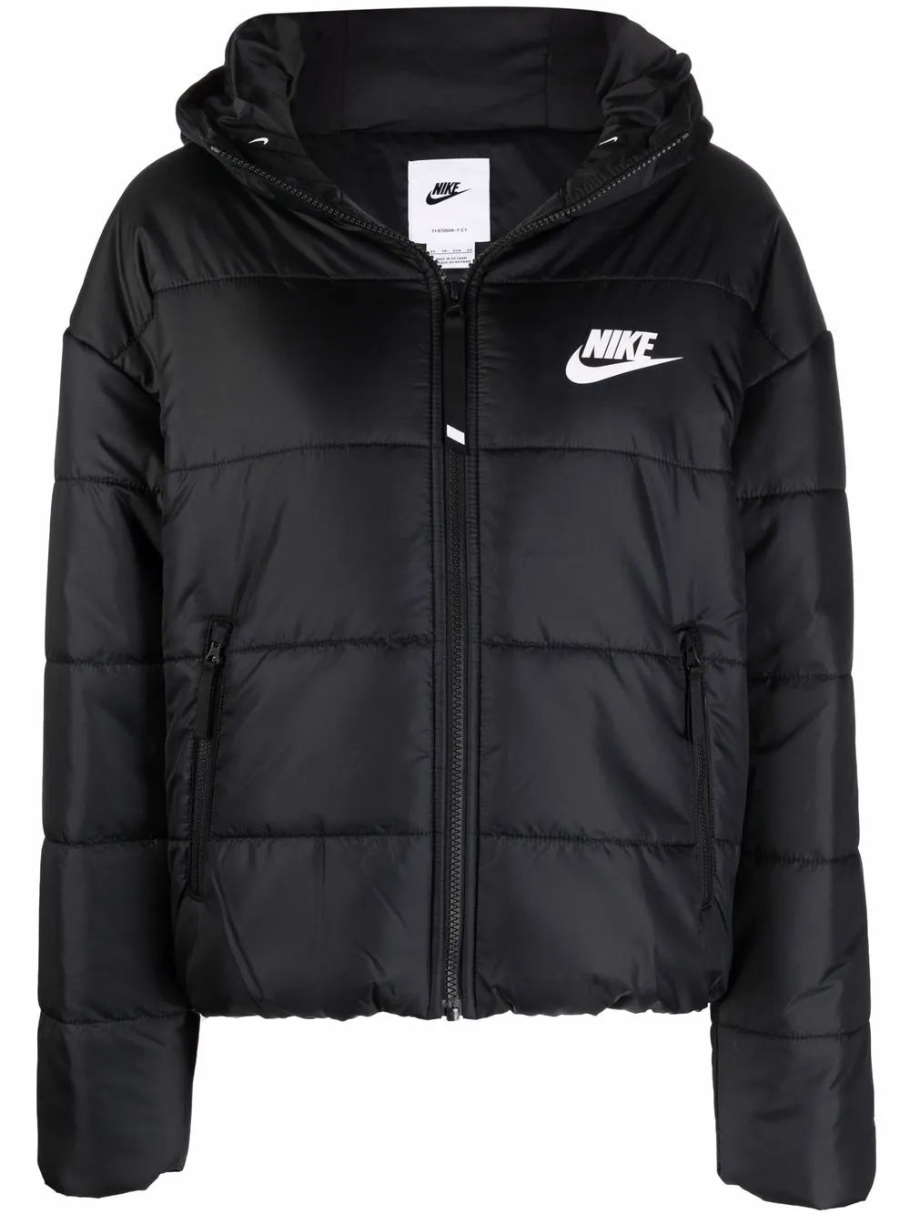 Nike logo-print Hooded Puffer Jacket - Farfetch