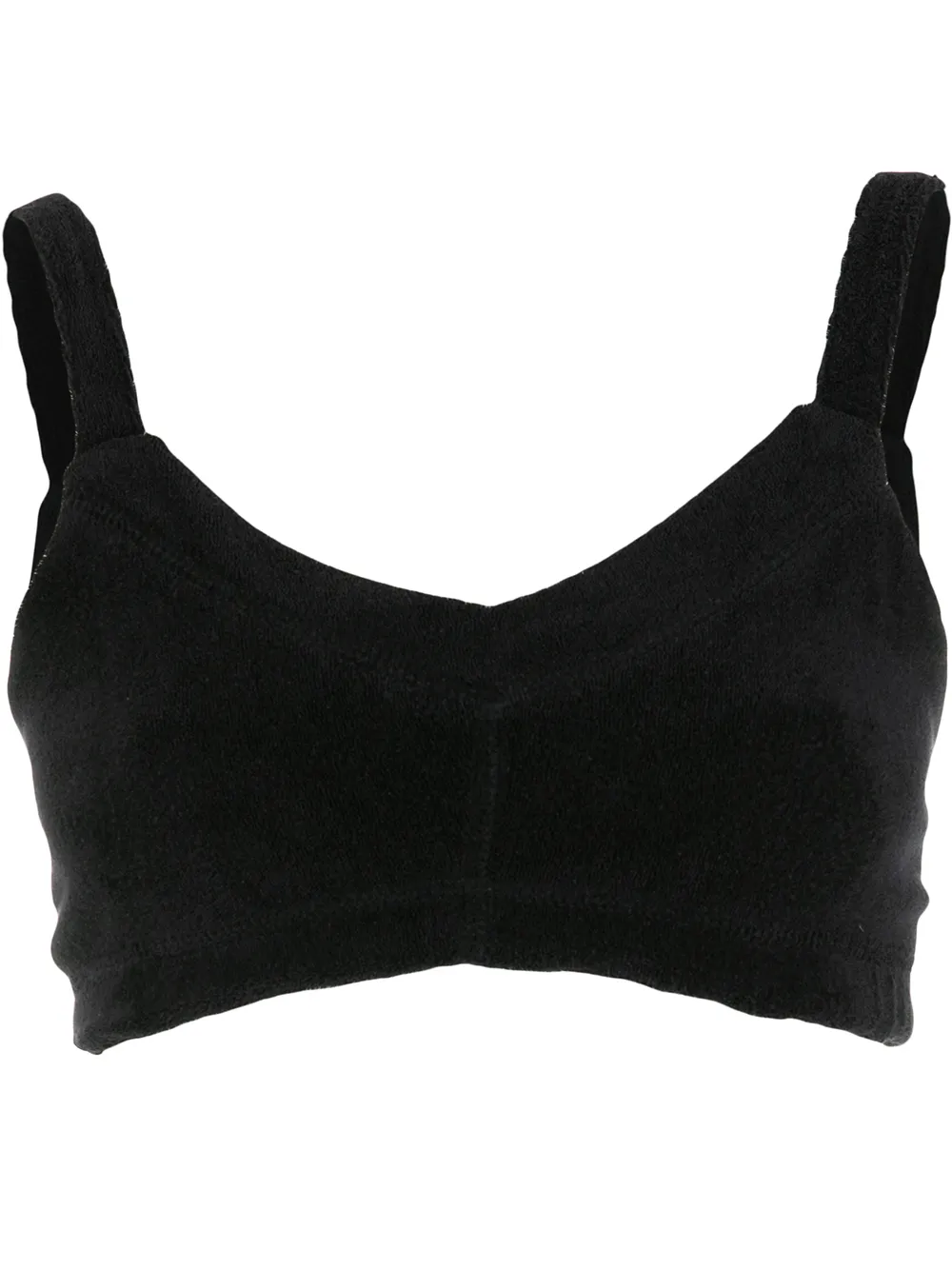 

Andrea Bogosian Accent cropped top - Black