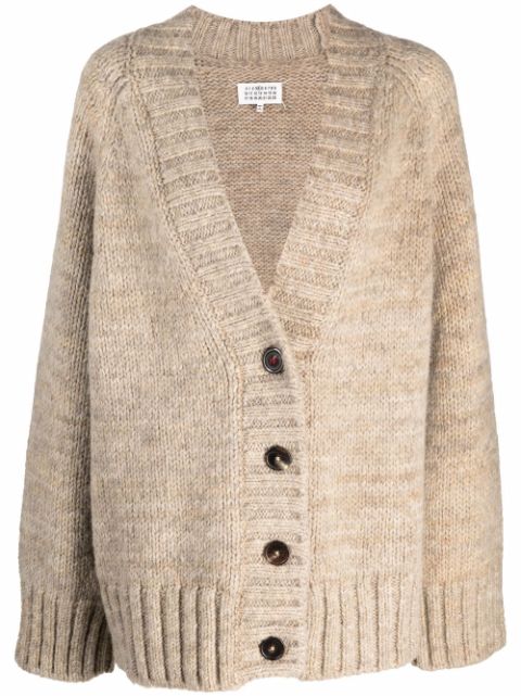 Maison Margiela oversized alpaca wool-blend cardigan Women