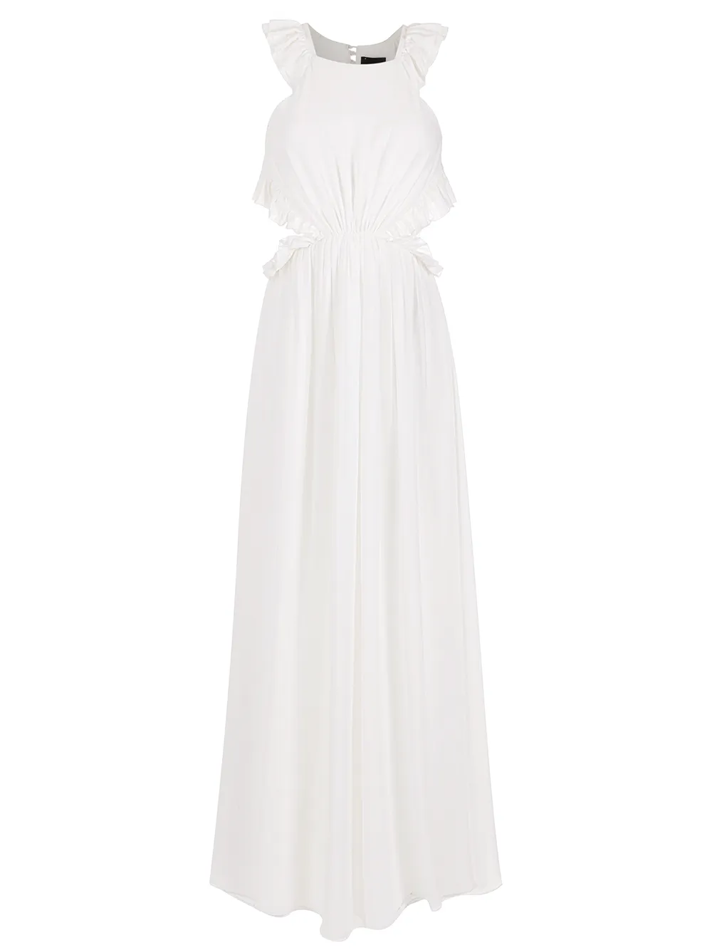 

Andrea Bogosian Aie silk maxi dress - White