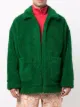 Doublet Painting print faux-shearling coat