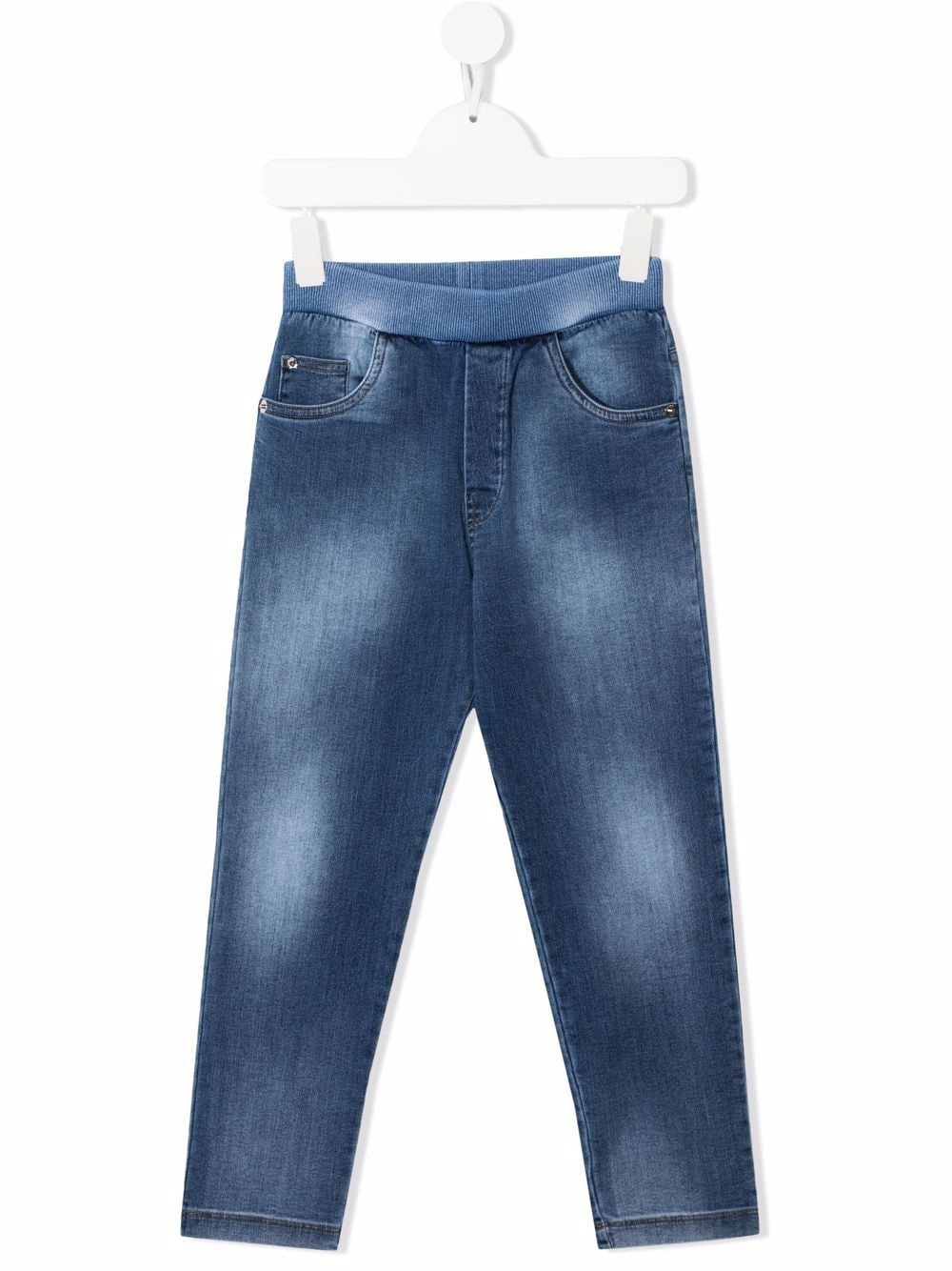 Image 1 of Versace Kids elasticated denim jeans