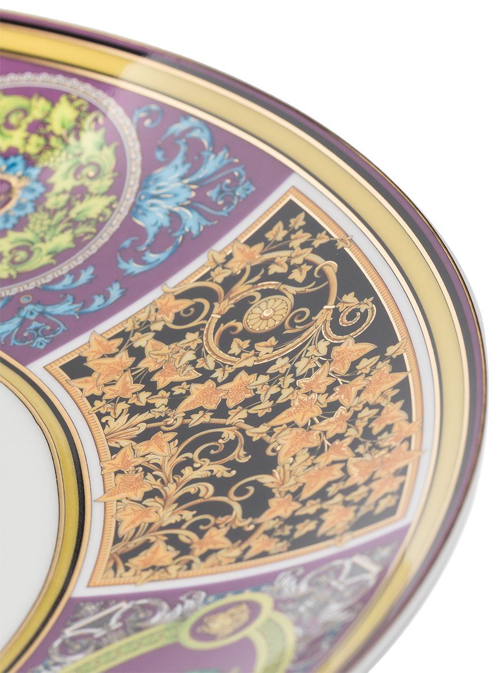 фото Versace tableware керамическая тарелка baroque mosaic (28 см)