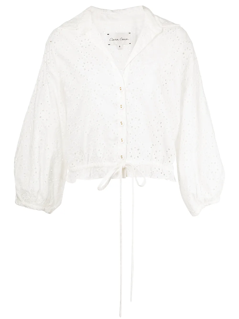Cara Cara блузка с кулиской и вышивкой