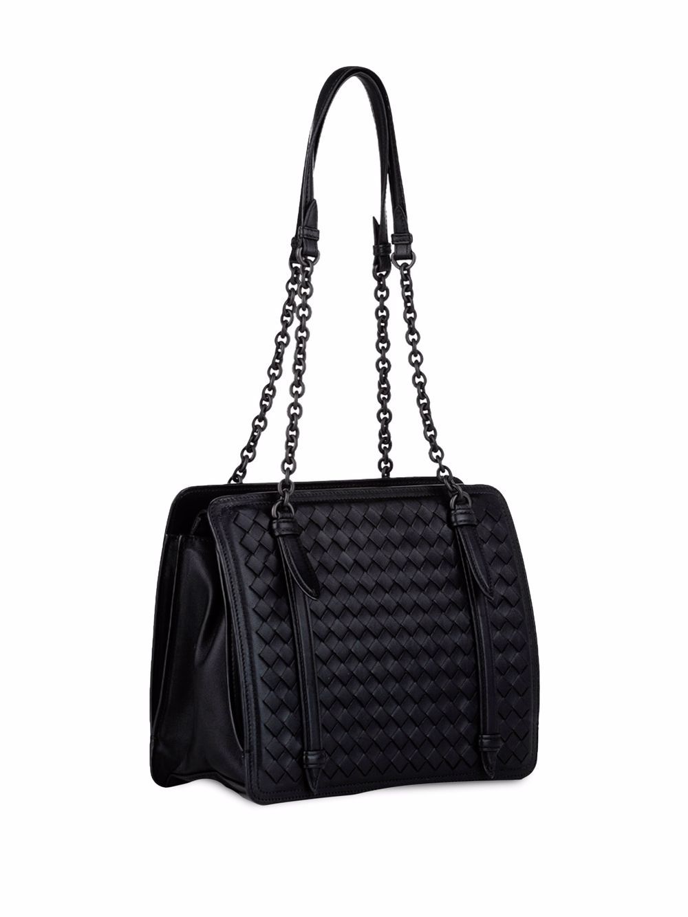 фото Bottega veneta pre-owned сумка на плечо с плетением intrecciato