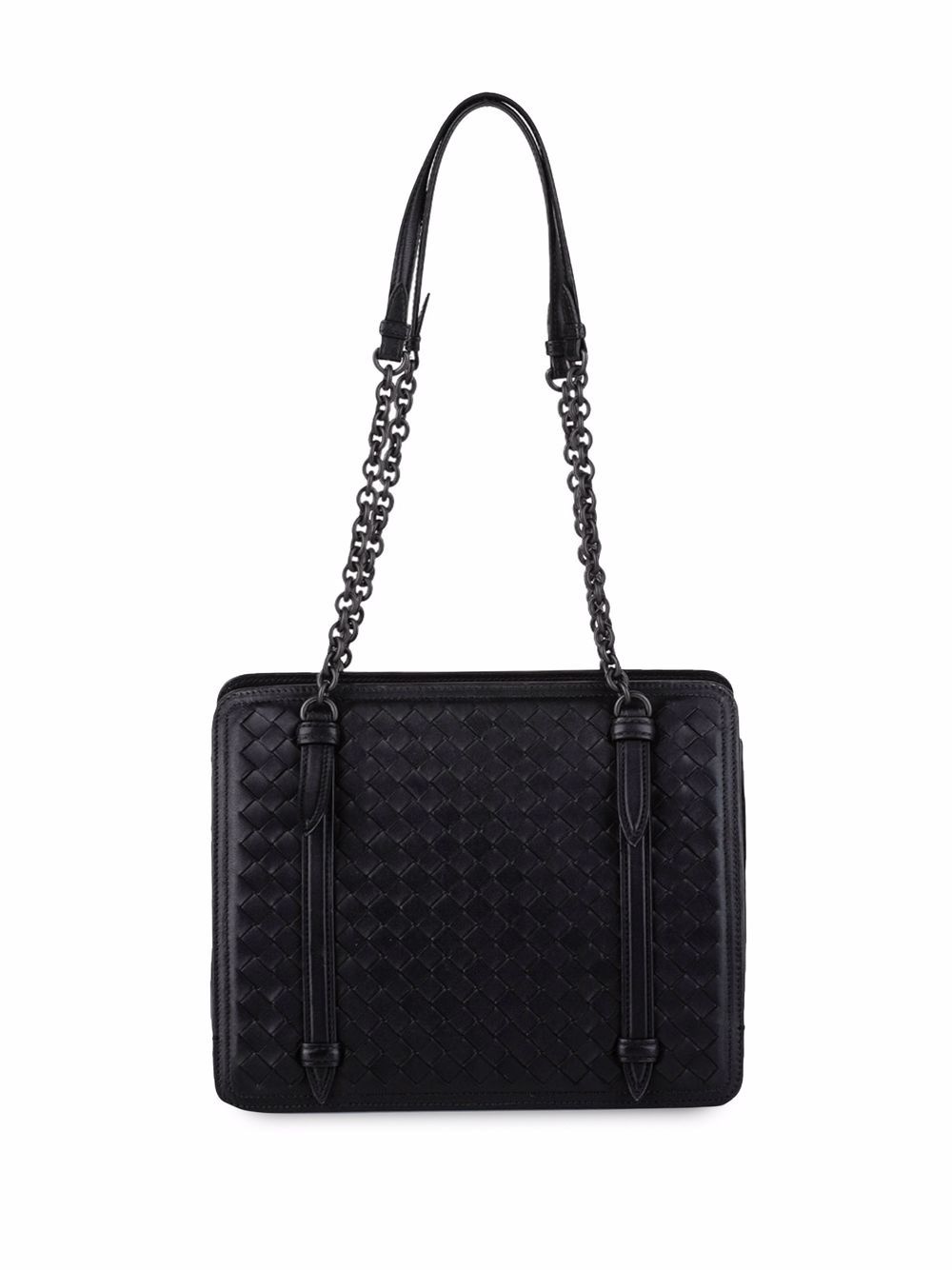 фото Bottega veneta pre-owned сумка на плечо с плетением intrecciato