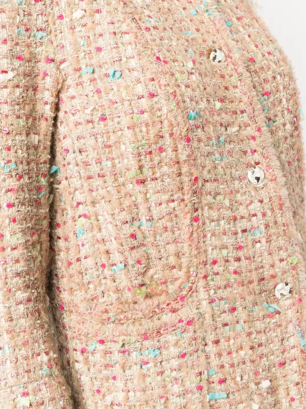 CHANEL Pre-Owned 2004 Classic Collar Tweed Jacket - Farfetch