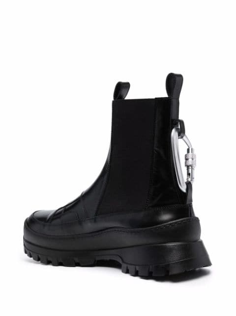 Shop HELIOT EMIL leather biker boots with Express Delivery - FARFETCH