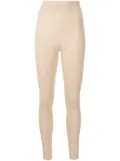 Cashmere In Love Cruz cashmere-knit leggings - Brown