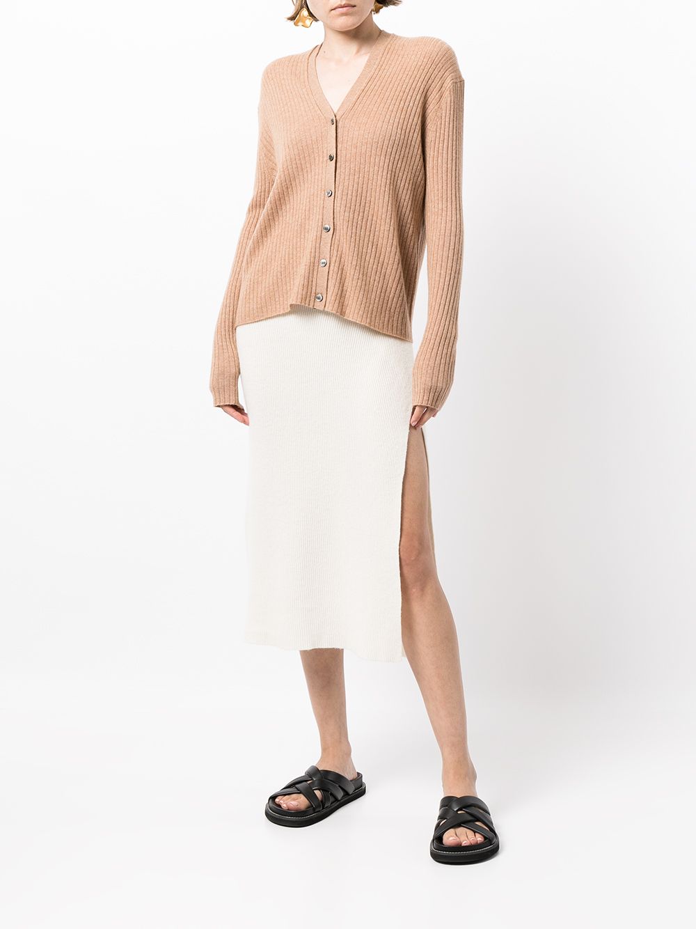 Jacquemus ribbed-knit cropped cardigan Women