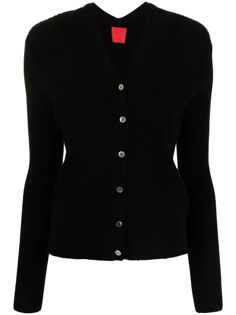 Cashmere In Love — Inez ribbed-knit cropped cardigan