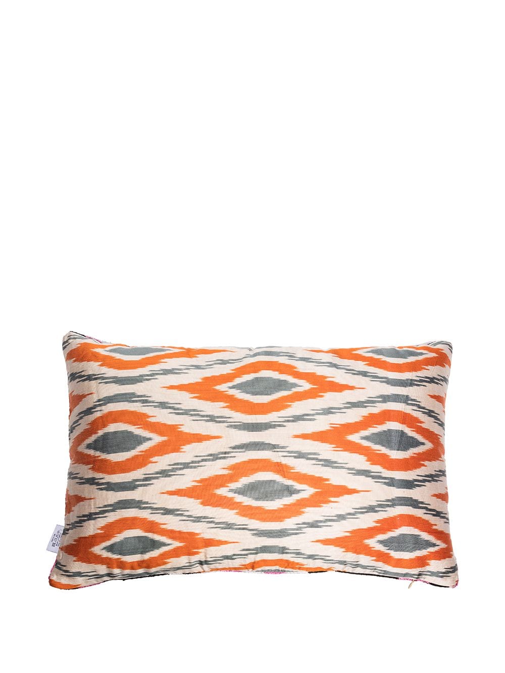 Les-Ottomans Fluwelen kussen (40 x 60 cm) - Oranje