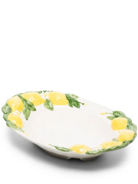 Les-Ottomans Lemon ceramic serving plate